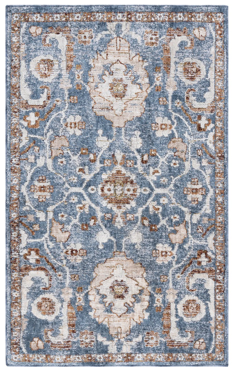 Safavieh Heirloom 700 2'-6" x 4'-0" Rug in Blue / Rust