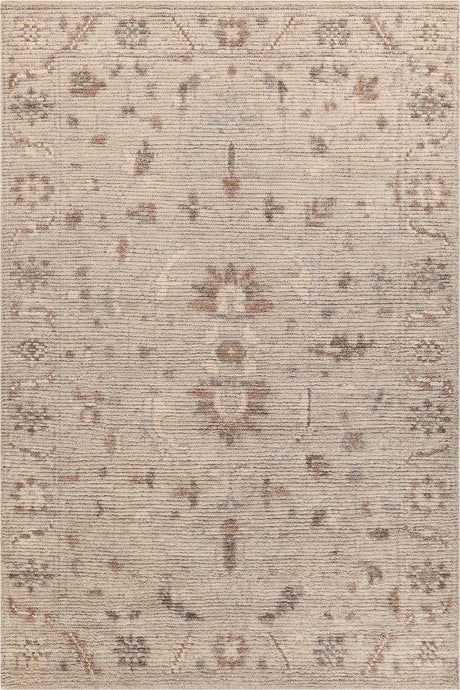 Chandra Yazmin YAZ-58200 Tan / Brown / Gray rug, flat view