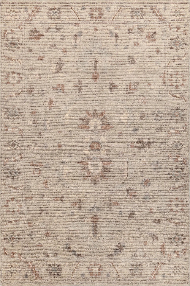 Chandra Yazmin YAZ-58200 Tan / Brown / Gray rug, flat view