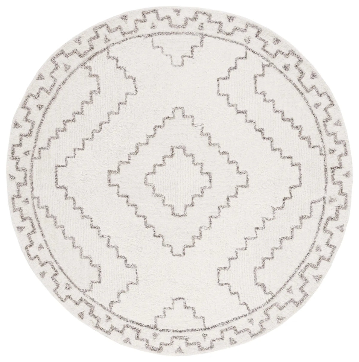 Safavieh Casablanca 6'-0" x 6'-0" Rug in Ivory / Taupe