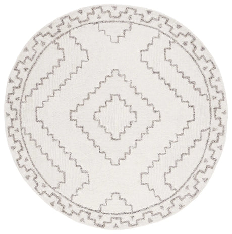 Safavieh Casablanca 6'-0" x 6'-0" Rug in Ivory / Taupe