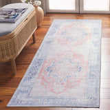 Safavieh Arizona 2'-6" x 8'-0" Rug in Rust / Navy