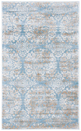 Safavieh Martha Stewart Isabella 3'-0" x 5'-0" Rug in Denim Blue / Ivory