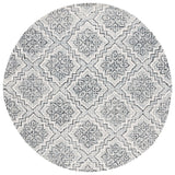Safavieh Abstract 6'-0" x 6'-0" Rug in Dark Blue / Grey
