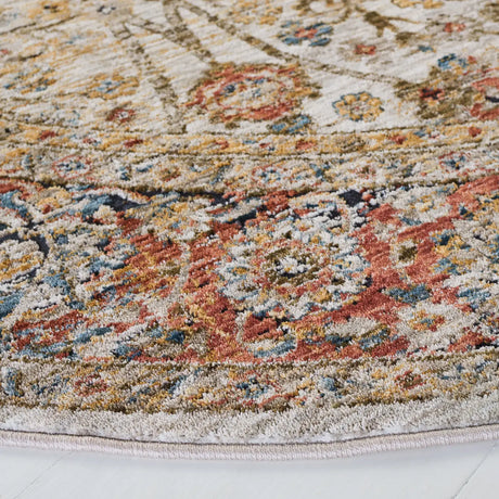 Safavieh Silverado 6'-4" x 6'-4" Rug in Ivory / Rust