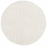 Safavieh Venus Shag 500 5'-3" x 5'-3" Rug in Ivory