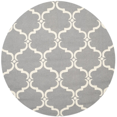 Safavieh Cambridge 6'-0" x 6'-0" Rug in Dark Grey / Ivory