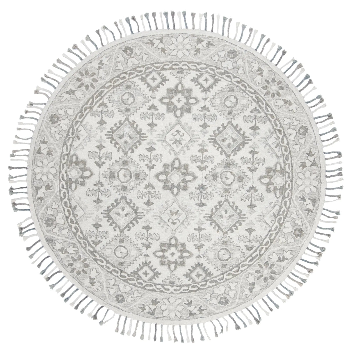 Safavieh Aspen 7'-0" x 7'-0" Rug in Light Grey / Grey
