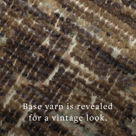 Loloi Heritage Her-14 Lagoon/Tobacco Rug - macro detail