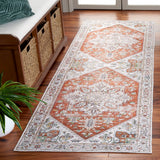 Safavieh Arizona 2'-6" x 8'-0" Rug in Ivory / Rust
