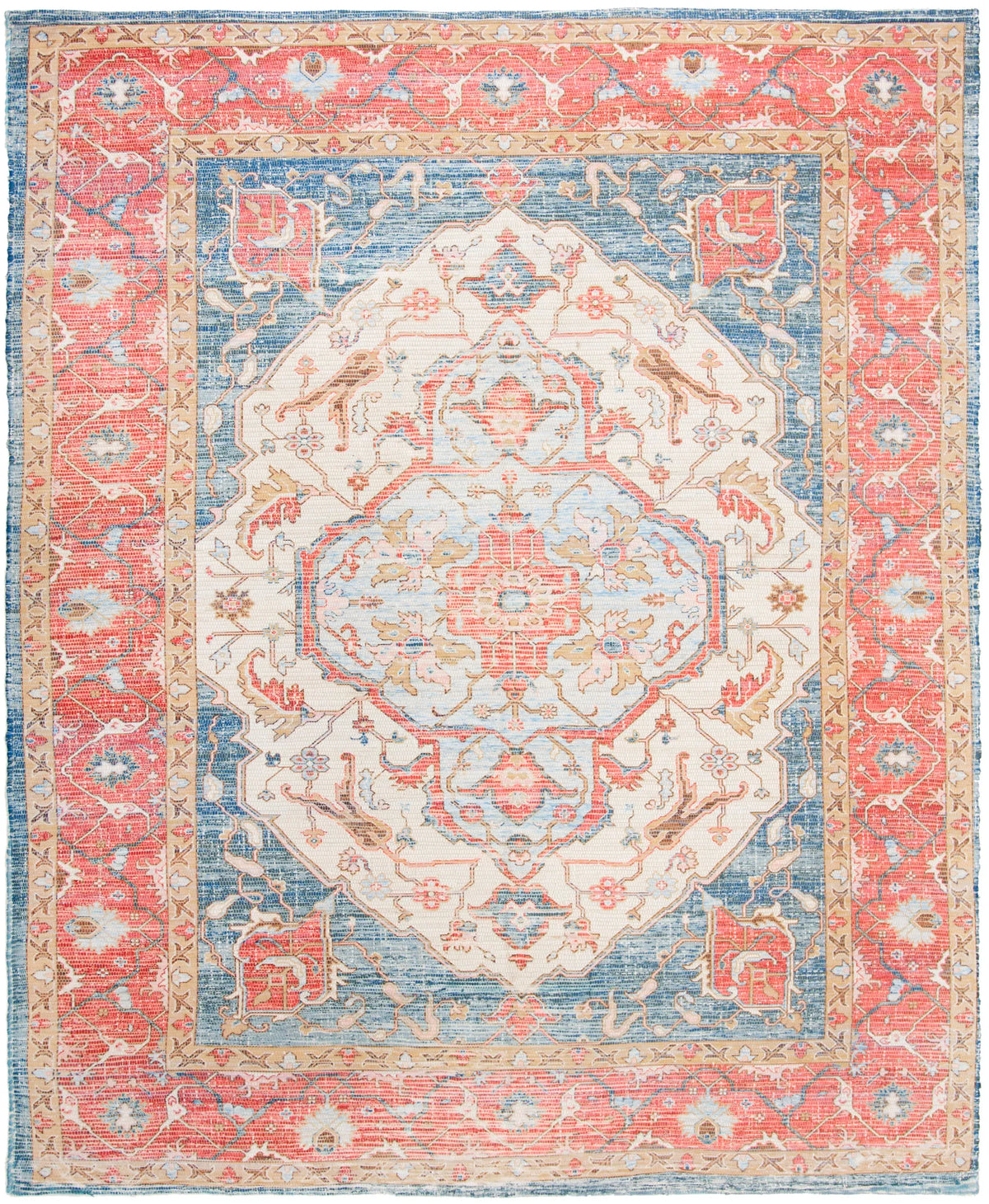 Safavieh Saffron 8'-0" x 10'-0" Rug in Fuchsia / Blue