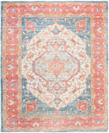 Safavieh Saffron 8'-0" x 10'-0" Rug in Fuchsia / Blue