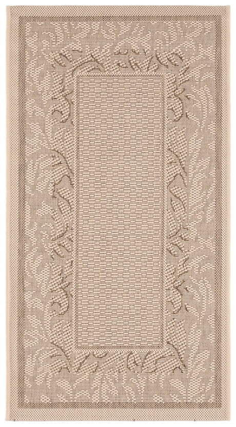 Safavieh Courtyard 2'-0" x 3'-7" Rug in Natural / Brown