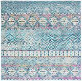 Safavieh Madison 700 6'-7" x 6'-7" Rug in Denim Blue / Purple