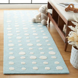 Safavieh Safavieh Kids 2'-3" x 8'-0" Rug in Blue / Ivory