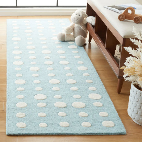 Safavieh Safavieh Kids 2'-3" x 8'-0" Rug in Blue / Ivory