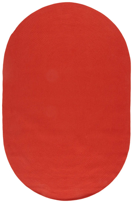 Safavieh Braided 5'-0" x 8'-0" Rug in Rust