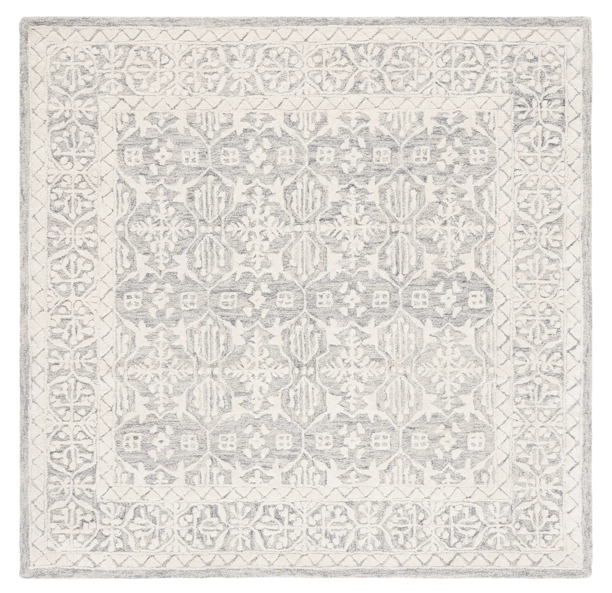 Safavieh Metro 6'-0" x 6'-0" Rug in Grey / Ivory