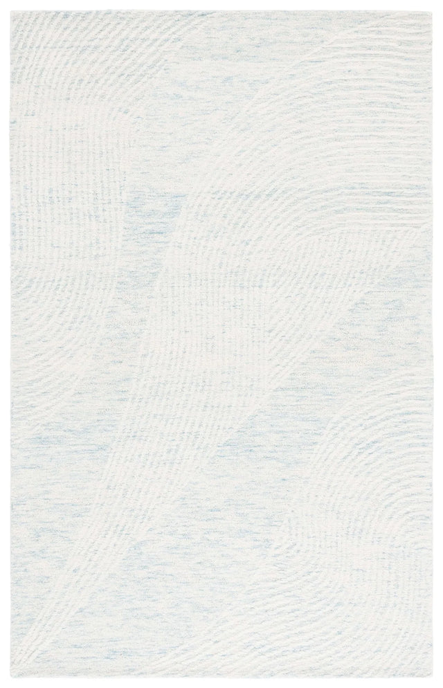 Safavieh Pine 4'-0" x 6'-0" Rug in Turquoise / Ivory