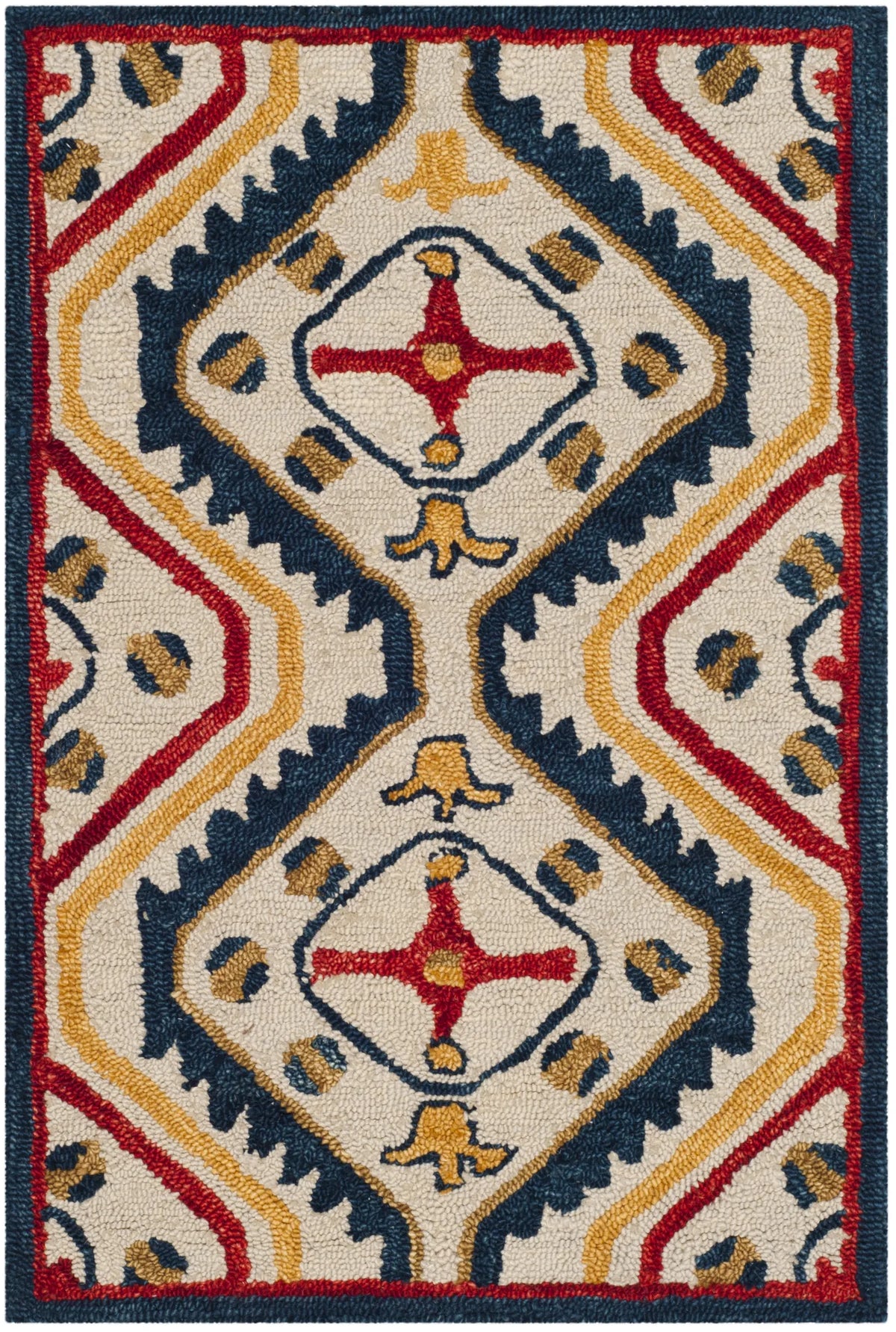 Safavieh Aspen 2'-0" x 3'-0" Rug in Ivory / Multi
