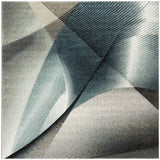 Safavieh Hollywood 6'-7" x 6'-7" Rug in Grey / Teal