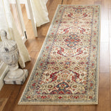 Safavieh Kashan 2'-6" x 10'-0" Rug in Ivory / Taupe