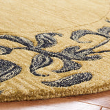 Safavieh Soho 6'-0" x 6'-0" Rug in Gold / Black
