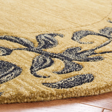 Safavieh Soho 6'-0" x 6'-0" Rug in Gold / Black