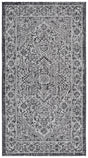 Safavieh Courtyard 2'-7" x 5'-0" Rug in Slate / Grey