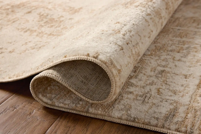 Loloi Nellie NEL-03 Stone / Taupe Rug - pile height