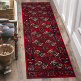 Safavieh Vintage Hamadan 2'-3" x 8'-0" Rug in Red / Multi