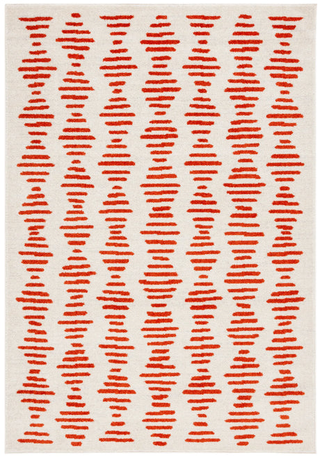 Safavieh Tulum 4'-5" x 6'-5" Rug in Ivory / Rust