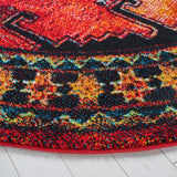 Safavieh Vintage Hamadan 6'-7" x 6'-7" Rug in Red / Black
