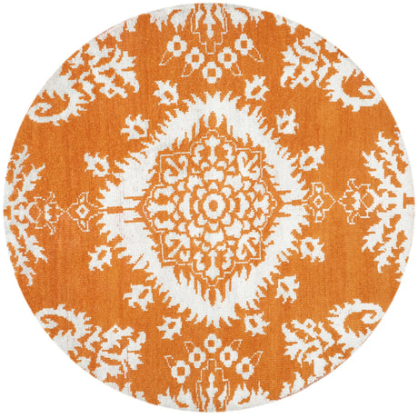 Safavieh Stone Wash 6'-0" x 6'-0" Rug in Gold