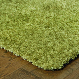 Oriental Weavers Sphinx Heavenly 73403 Green / Green Rugs - corner detail
