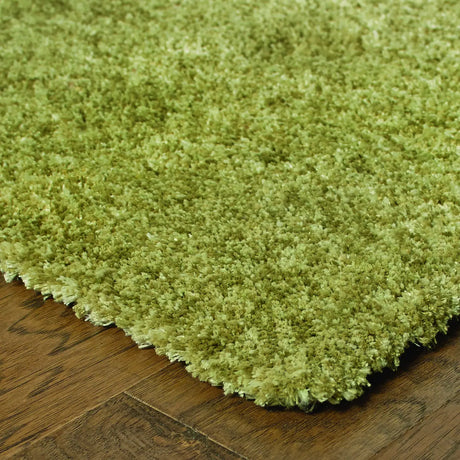 Oriental Weavers Sphinx Heavenly 73403 Green / Green Rugs - corner detail