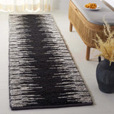 Safavieh Natural Fiber 2'-3" x 8'-0" Rug in Black / Beige