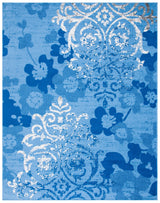Safavieh Adirondack 10'-0" x 14'-0" Rug in Light Blue / Dark Blue