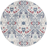 Safavieh Brentwood 6'-7" x 6'-7" Rug in Navy / Grey