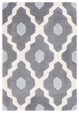 Safavieh Chatham 2'-0" x 3'-0" Rug in Ivory / Dark Grey
