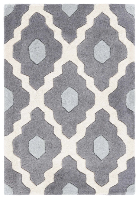 Safavieh Chatham 2'-0" x 3'-0" Rug in Ivory / Dark Grey