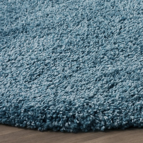 Safavieh Shag 4'-0" x 4'-0" Rug in Turquoise