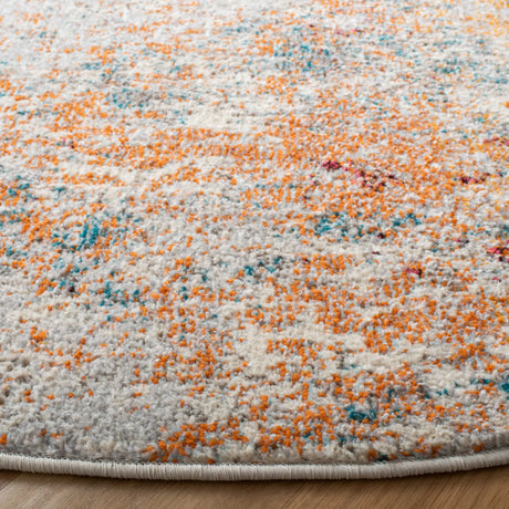 Safavieh Madison 6'-7" x 6'-7" Rug in Ivory / Orange