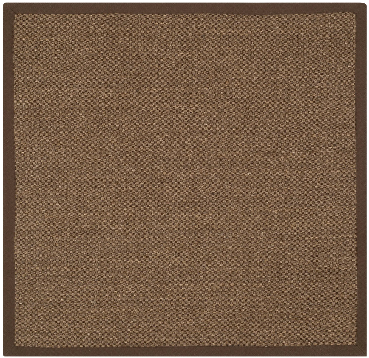 Safavieh Natural Fiber 4'-0" x 4'-0" Rug in Brown / Brown