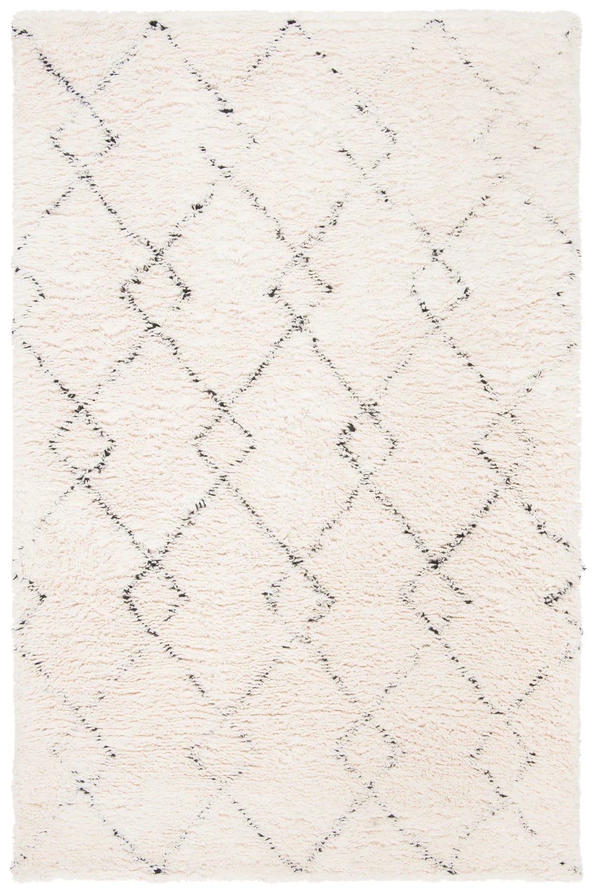 Safavieh Casablanca 4'-0" x 6'-0" Rug in Ivory / Black
