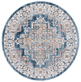 Safavieh Olympia 6'-0" x 6'-0" Rug in Blue / Beige