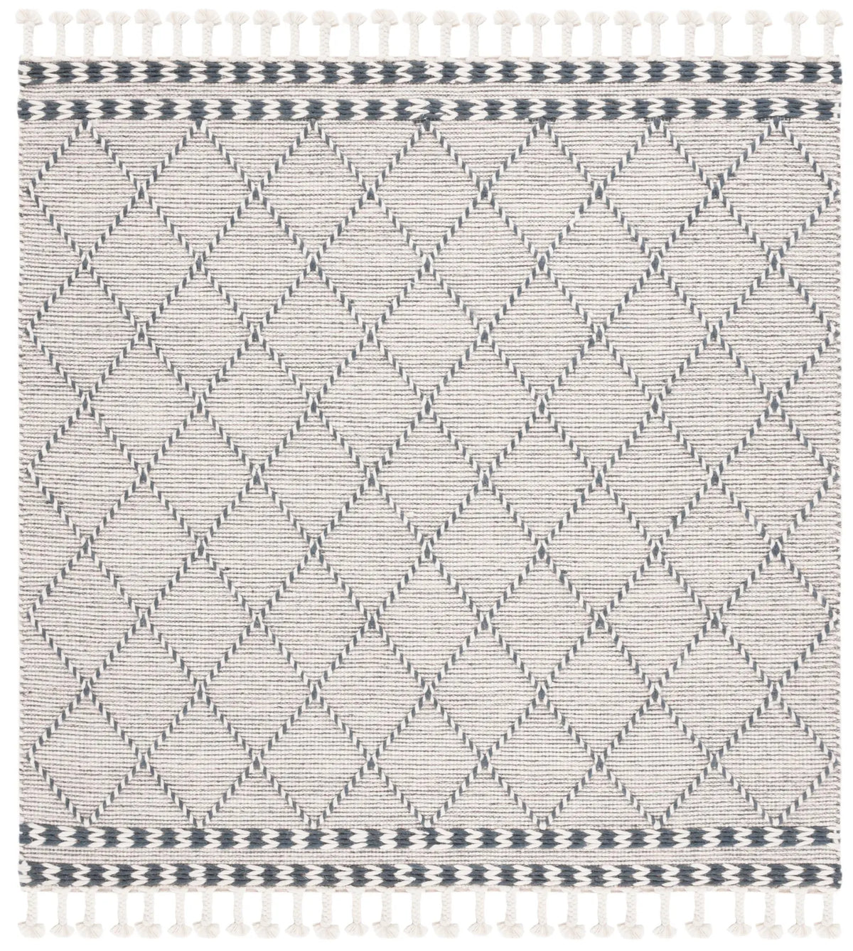 Safavieh Vermont 6'-0" x 6'-0" Rug in Ivory / Denim