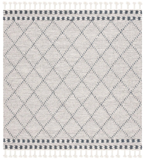 Safavieh Vermont 6'-0" x 6'-0" Rug in Ivory / Denim