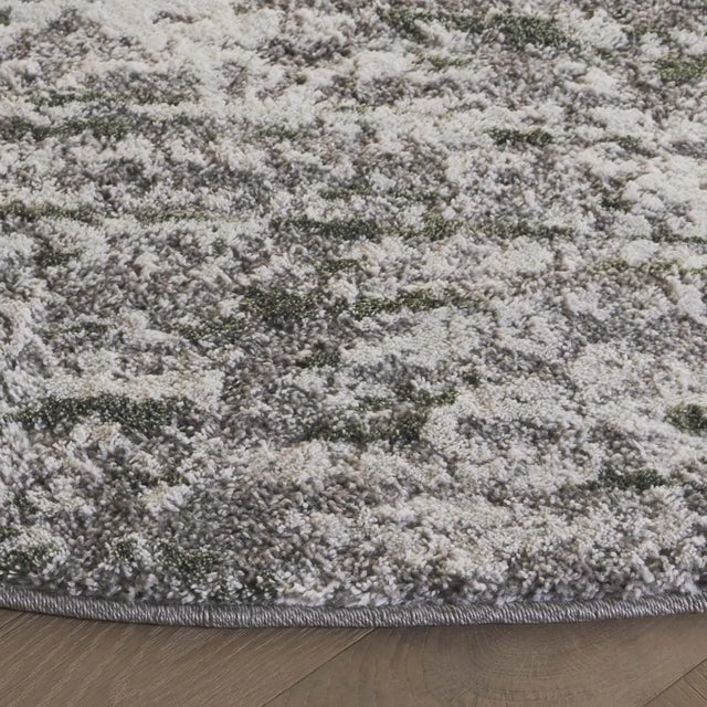 Safavieh Century 300 6'-7" x 6'-7" Rug in Grey / Dark Green