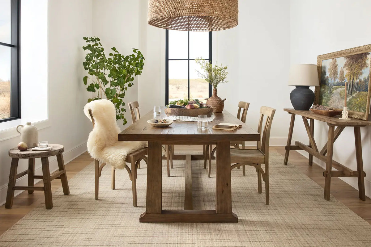 Loloi Brooks Bro-01 Oatmeal Rug - room scene 1 horizontal